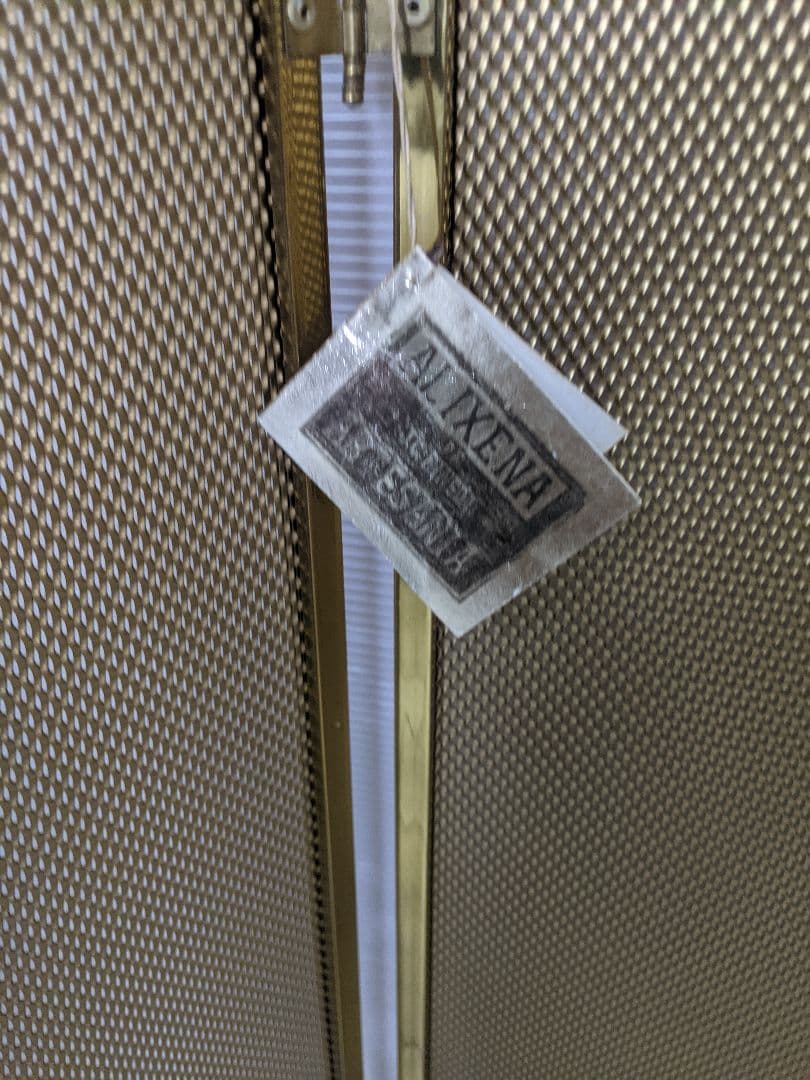 スペイン製ビンテージ ファイヤースクリーン 真鍮 間仕切り パーテーション