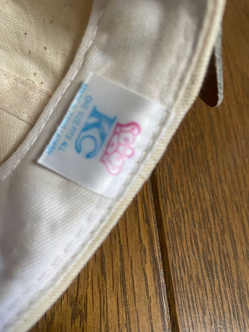 m.stockビンテージ　SONY MUSIC 生成り　キャップ