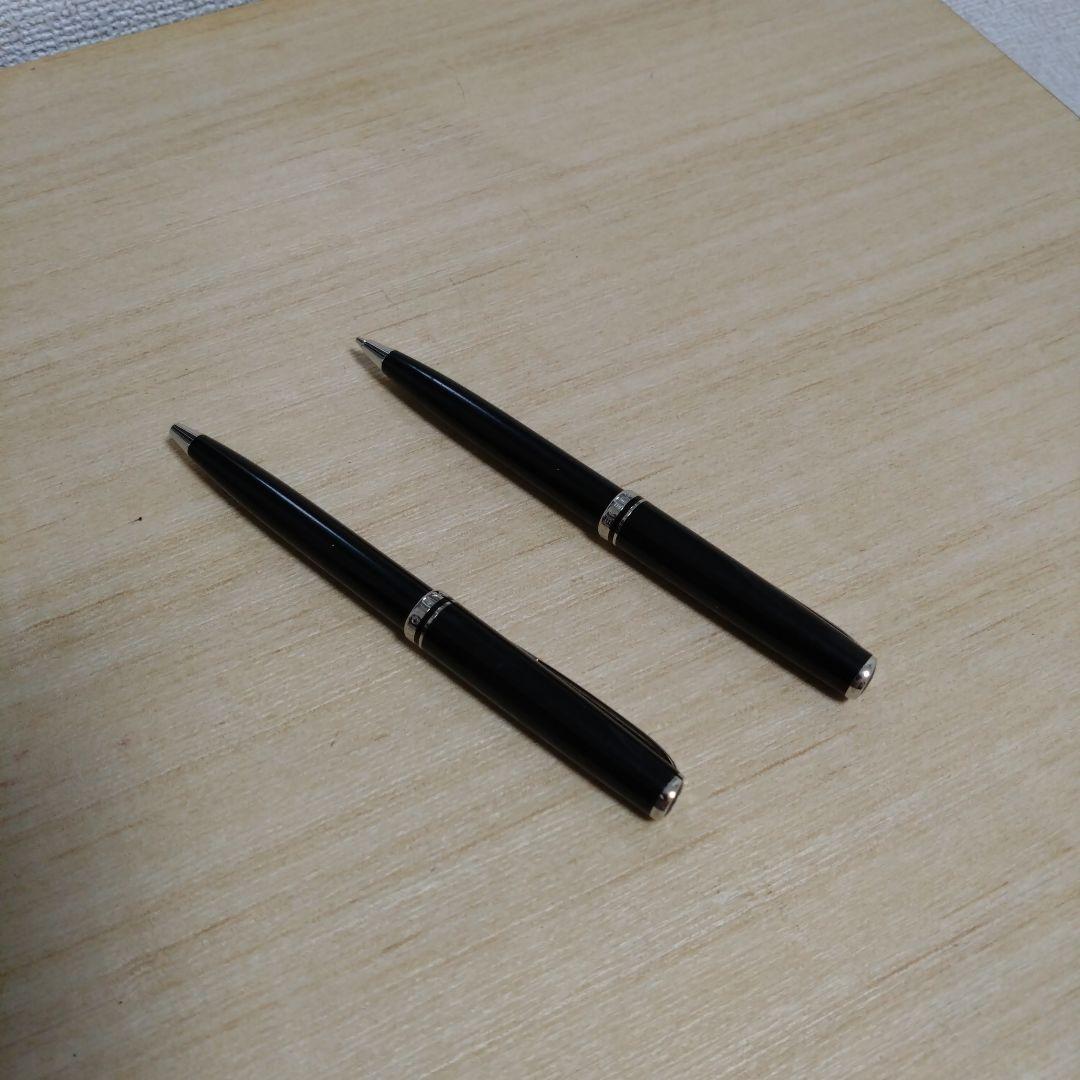 モンブラン　スリムタイプ　ボールペン&シャープペン　黒✕シルバー　状態良好