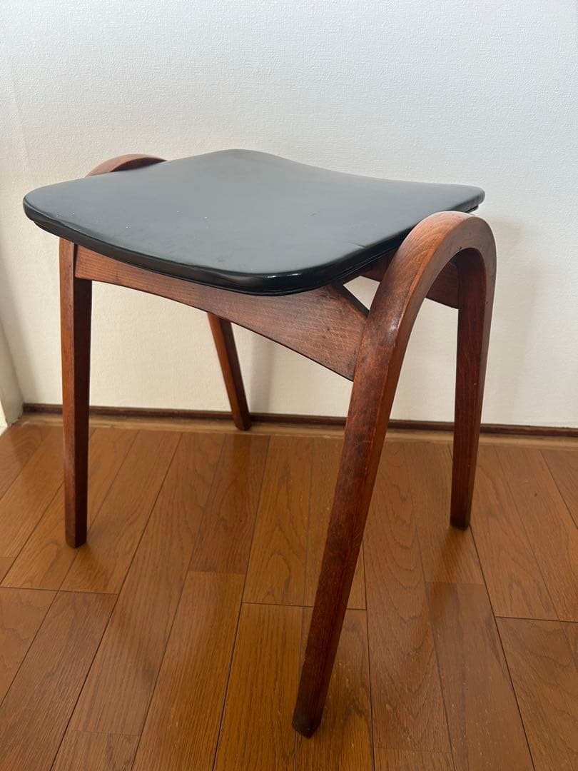 ★秋田木工★剣持勇 スタッキング スツール ★