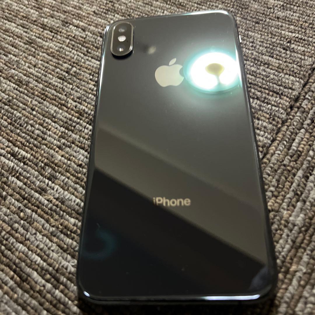 【iPhone XS】　液晶パネル　バッテリー交換済 64GB スペースグレー