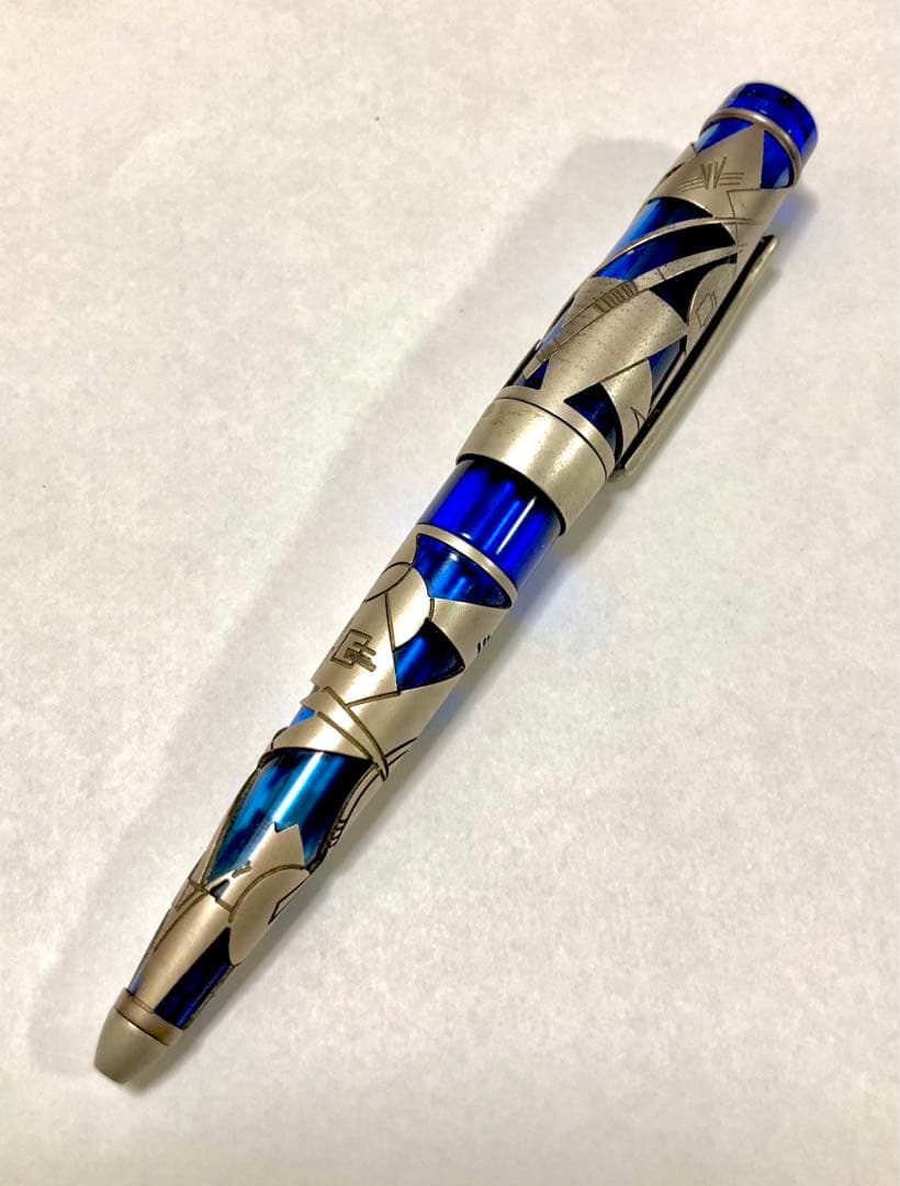 スティピュラ ボールペン ガリレオ・ガリレイ ブルー　スターリングシルバー