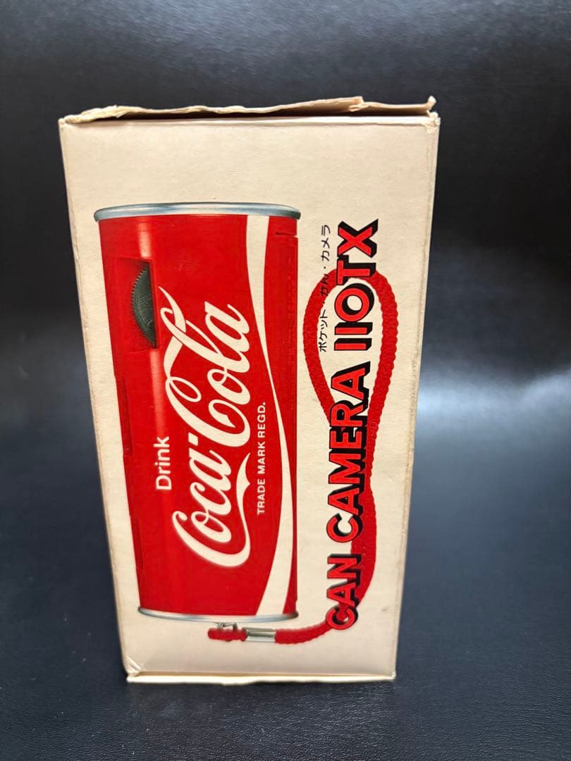 【昭和レトロ】Coca-Cola コンパクト缶カメラ  未使用品　取扱説明書付き