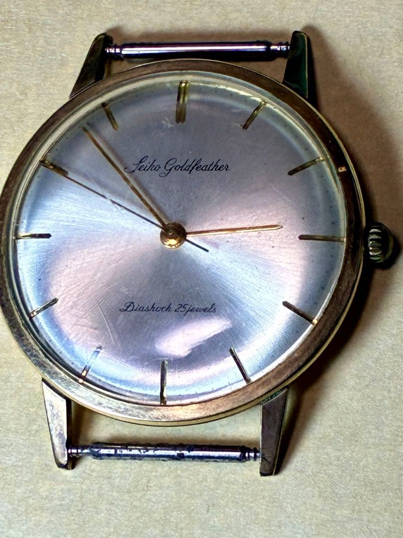 希少美品 稼働品 SEIKO セイコー ゴールドフェザー JI4060