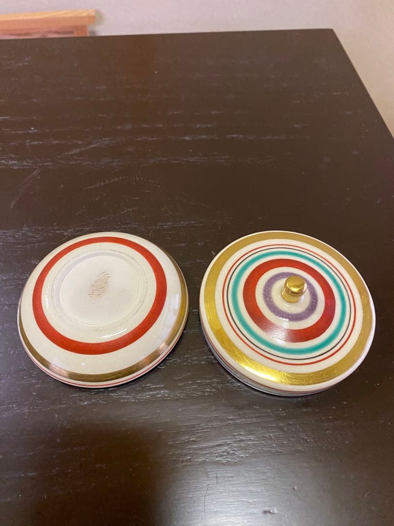 茶道具/独楽香合 『コマ 』 宮川(真葛)香斉 茶会 茶の湯