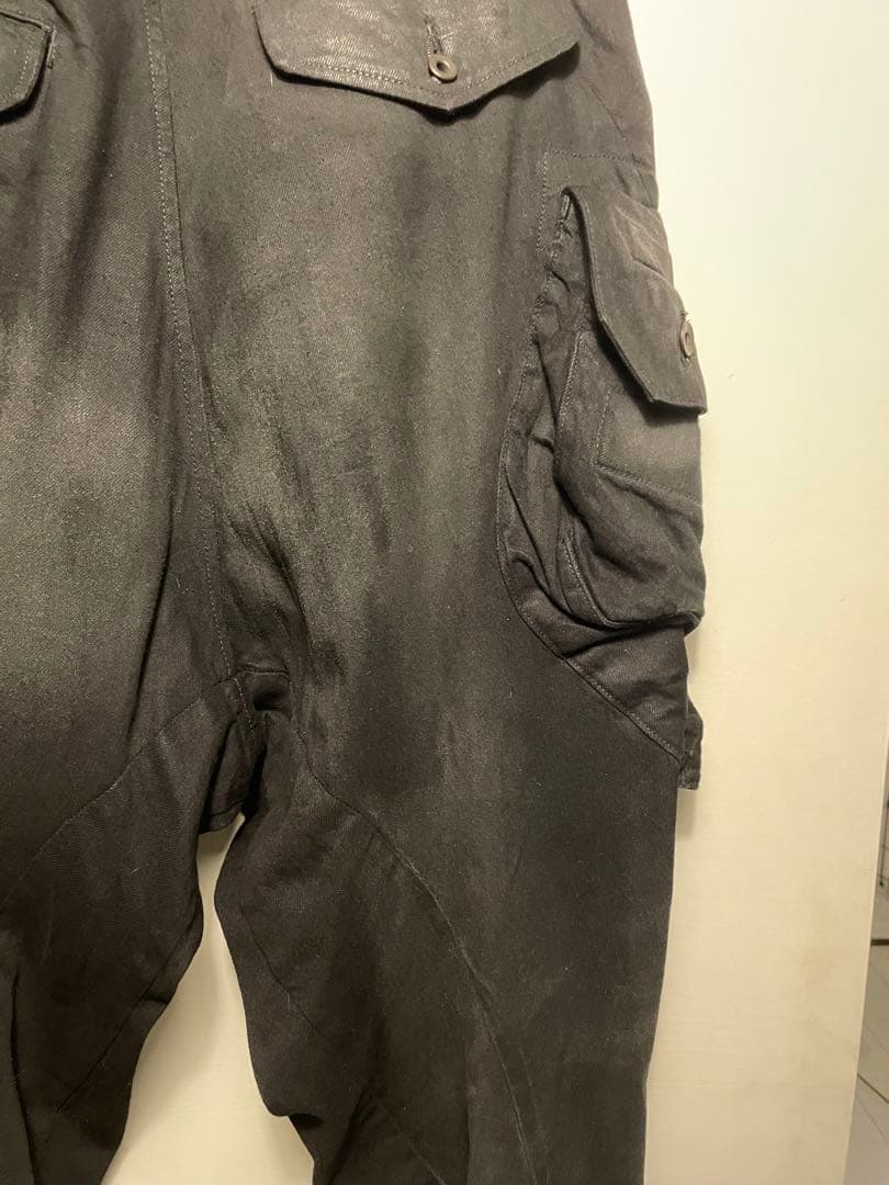 JULIUS 25ss ユリウス ガスマスク トラウザー パンツ ブラック