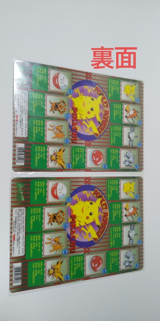 ポケモン ポケットモンスター 下じき したじき ステッカー シール 付き 新品