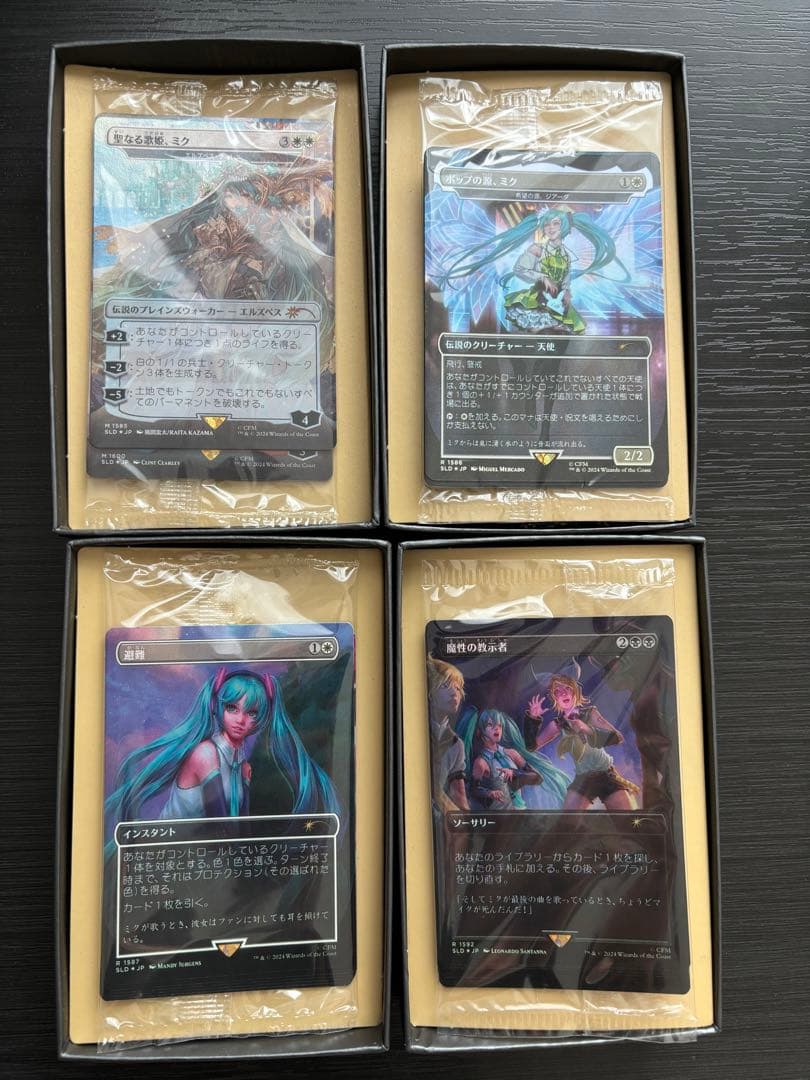 マジックザギャザリング 初音ミク 日本語版 FOIL 春夏秋冬コンプ