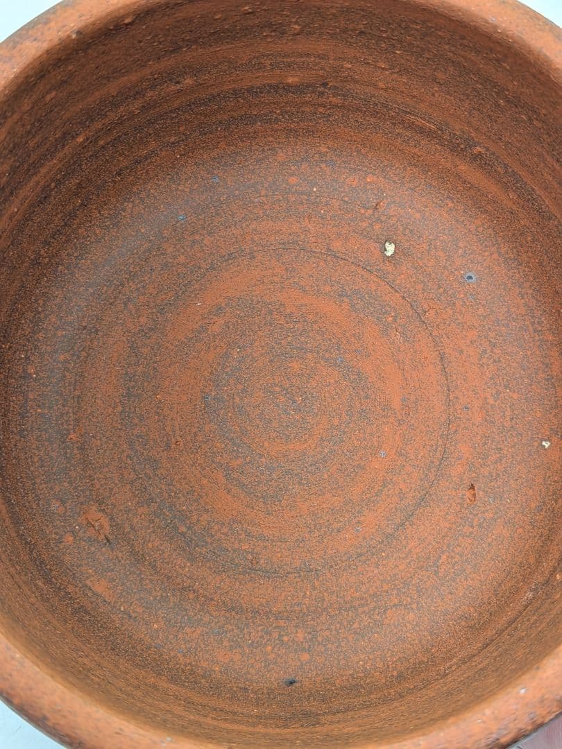 岡山県重要無形文化財 伊勢崎満 備前焼 建水 共箱栞 抹茶道具 茶器 茶こぼし