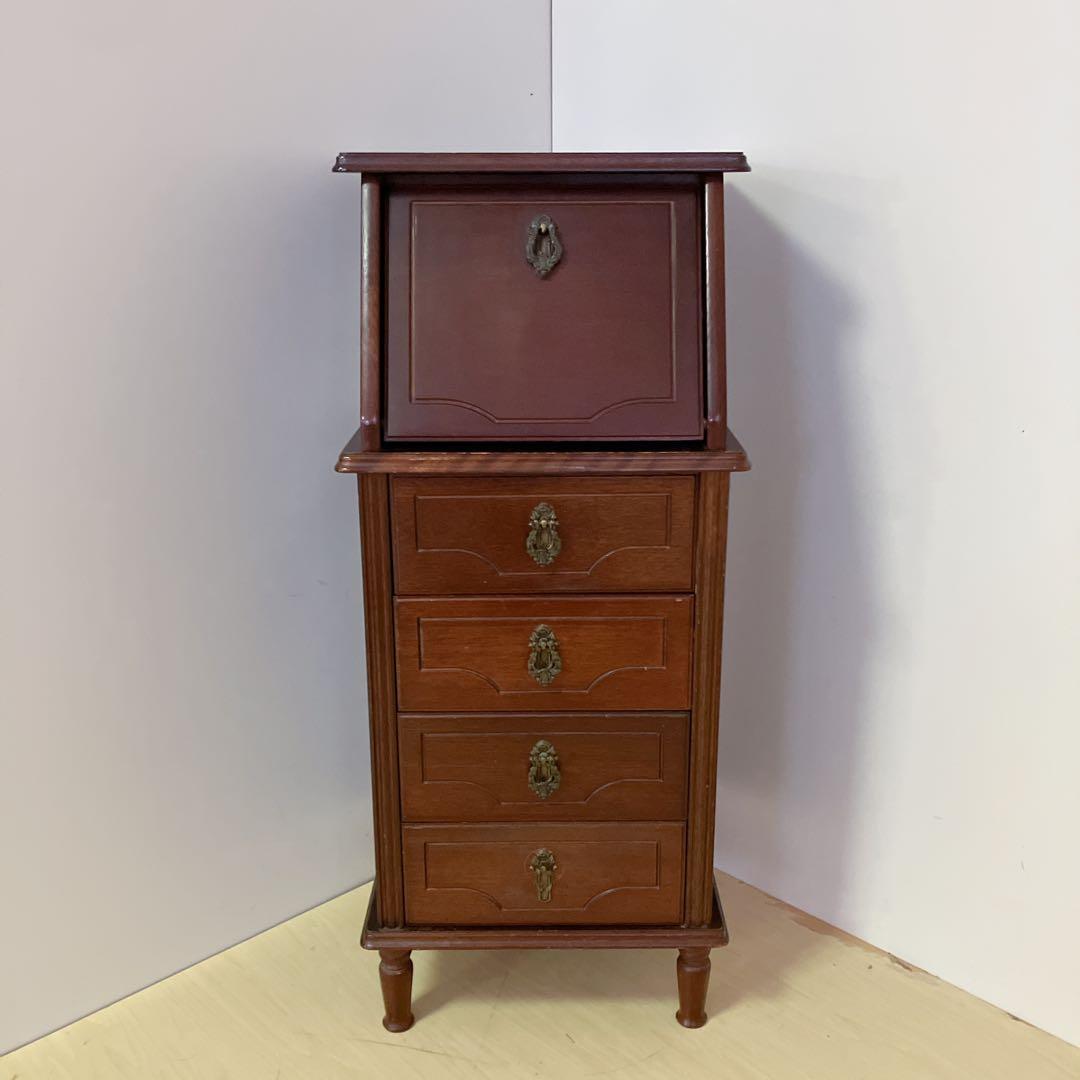 木製　電話台　FAX台　ビューロー　サイドチェスト　サイドラック　デスク