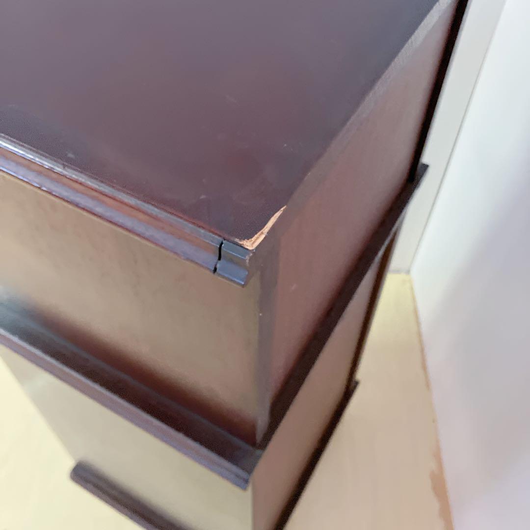 木製　電話台　FAX台　ビューロー　サイドチェスト　サイドラック　デスク