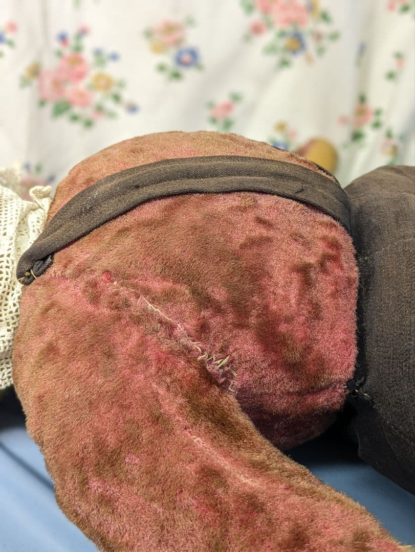 超特大 イギリス アンティーク テディベア アンティークベア　身長72cm