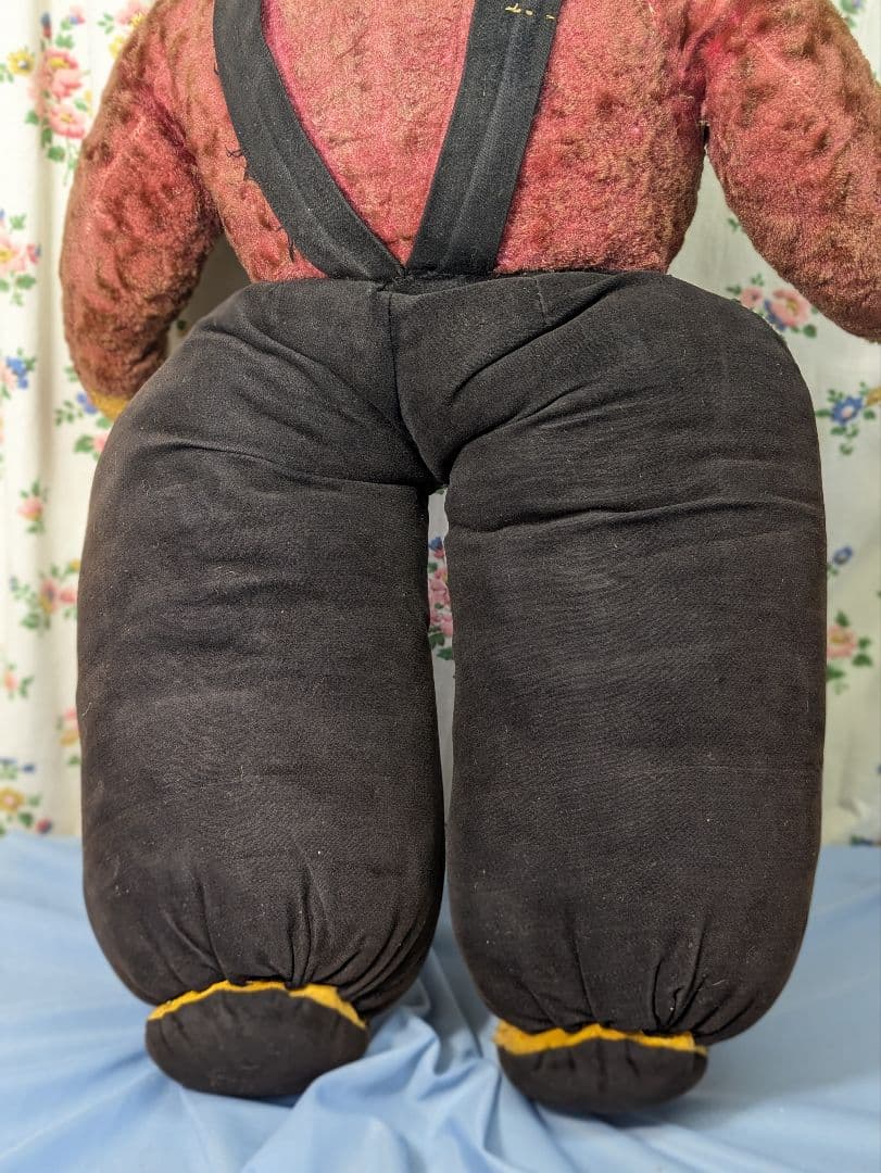 超特大 イギリス アンティーク テディベア アンティークベア　身長72cm