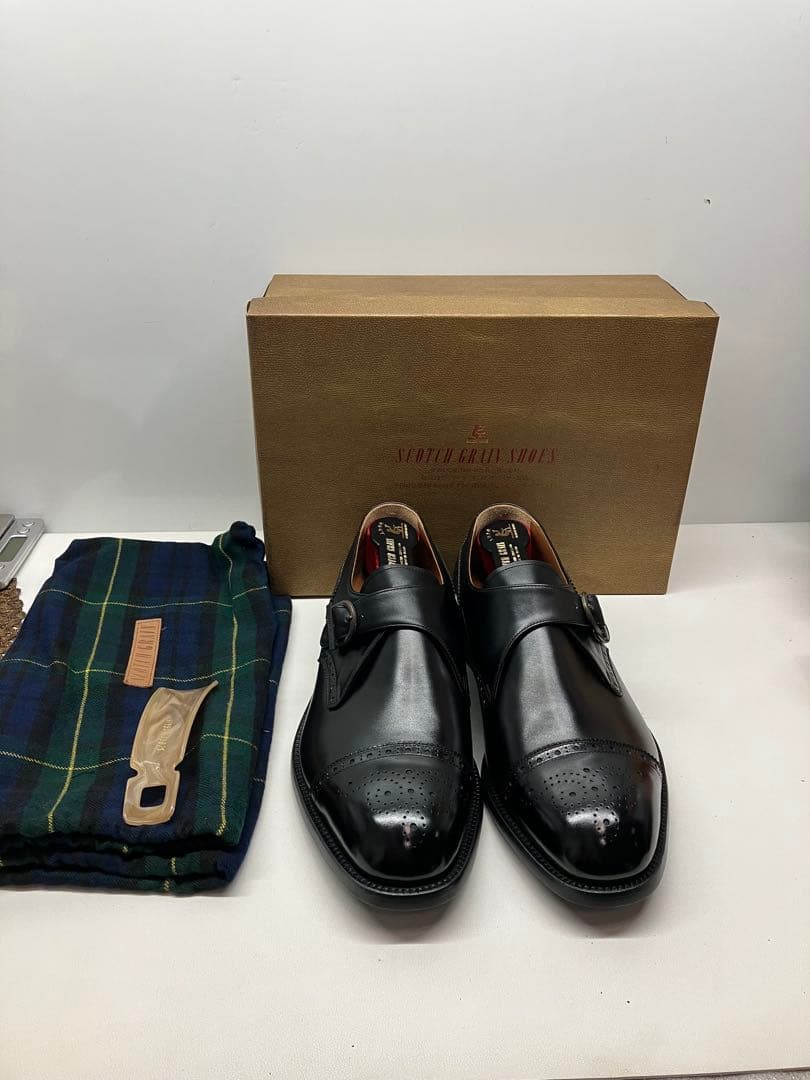 SCOTCH GRAIN スコッチグレイン 2828 ブラック　紳士靴 26.5