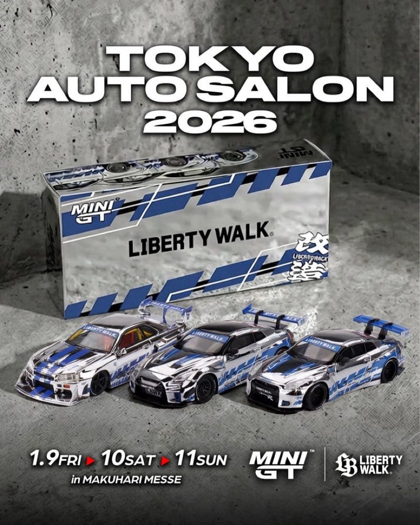 【本日限定価格】 MINI GT 東京オートサロン2026 限定ミニカー