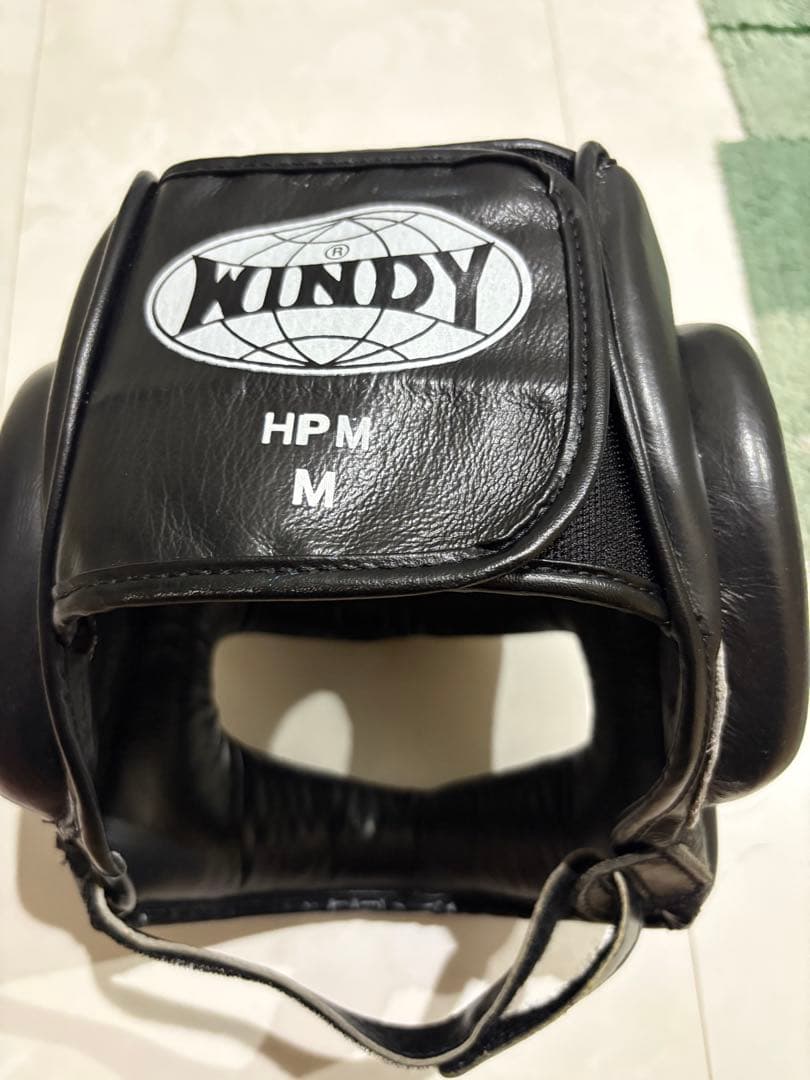 WINDY ボクシングヘッドギア Mサイズ黒