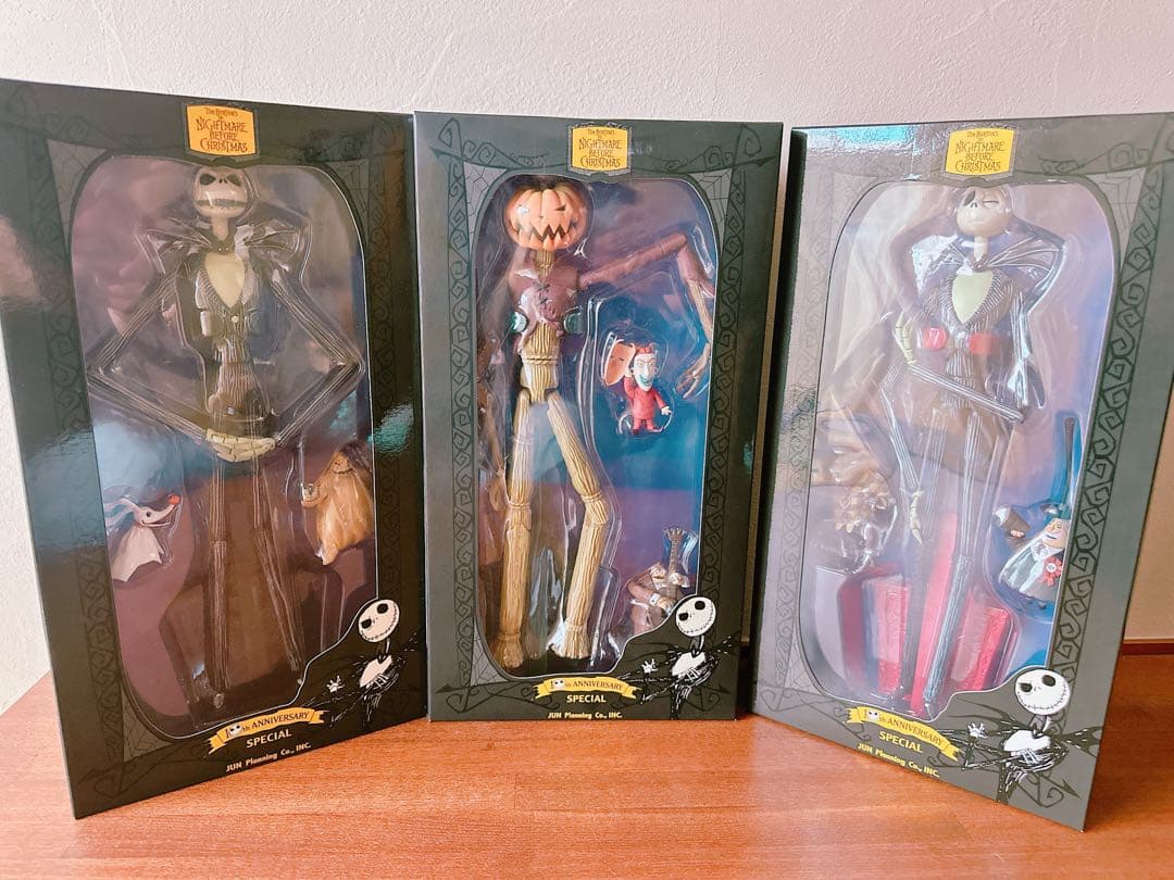 ナイトメア・ビフォア・クリスマス 10周年スペシャル フィギュア3体セット
