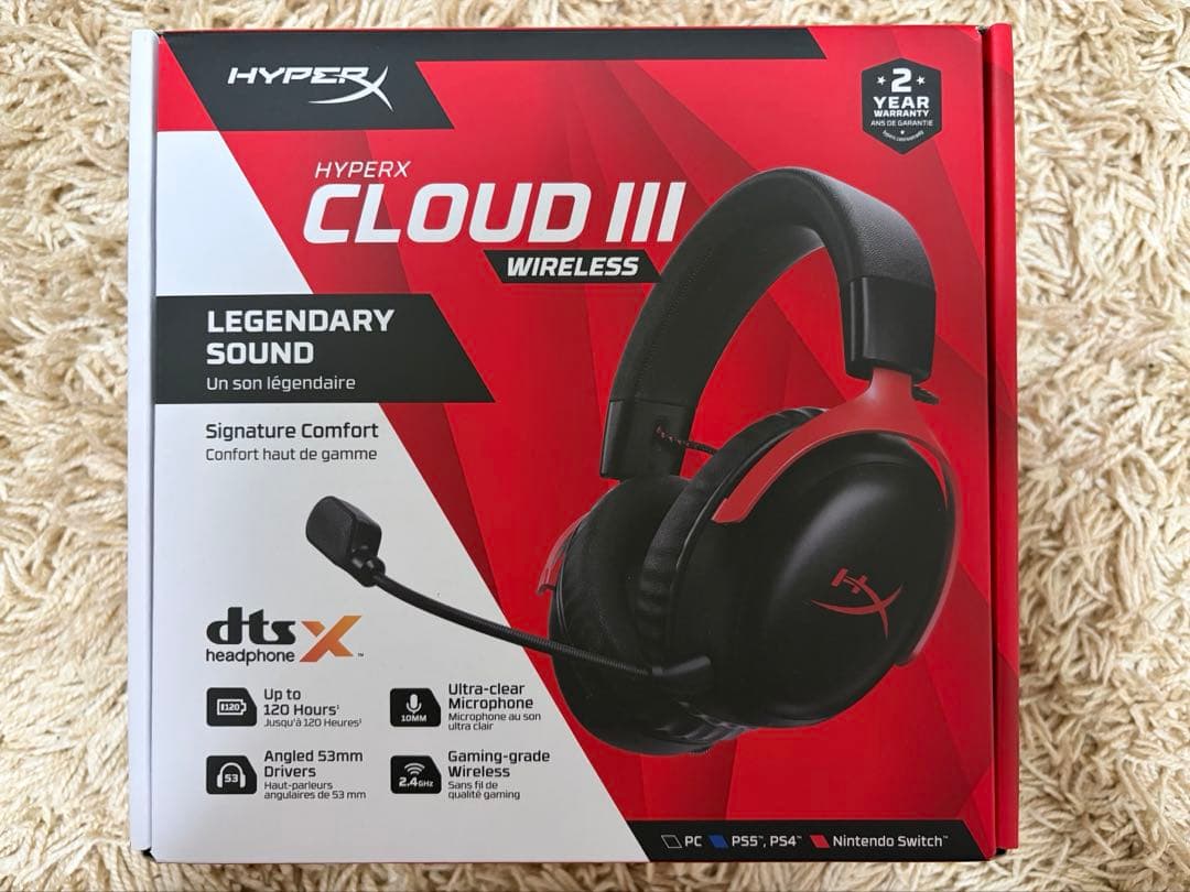 Hyper X cloud III ワイヤレスヘッドホン