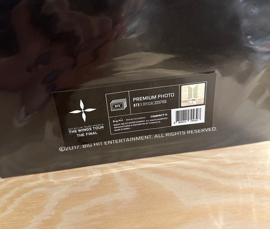 BTS WINGS THE FINALプレミアムフォト SUGA ユンギ　新品