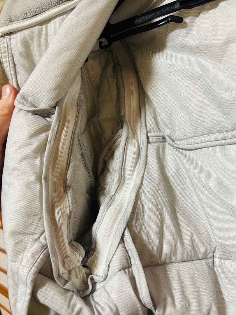 売切値下！美品　ニューバランス NB ゴルフダウンジャケット迷彩　白　size1