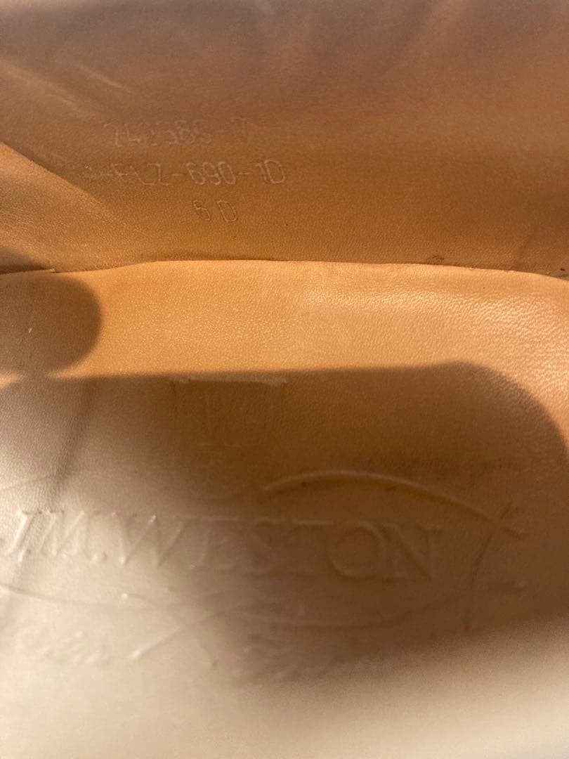 JM WESTON ジェーエムウエストン ヨット ブラック ソフトカーフ6D