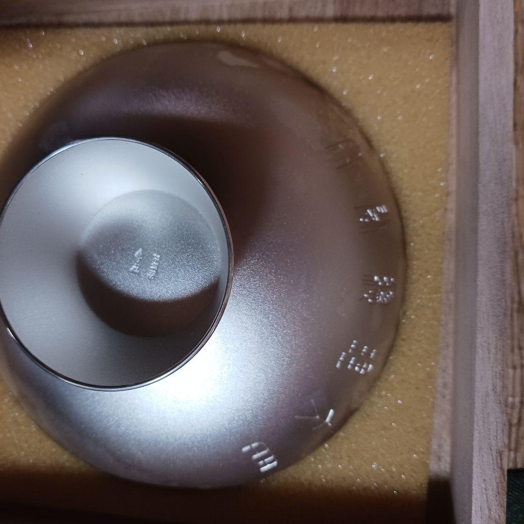 銀杯 桐箱付　内閣総理大臣　 純銀製 五七の桐 紋章