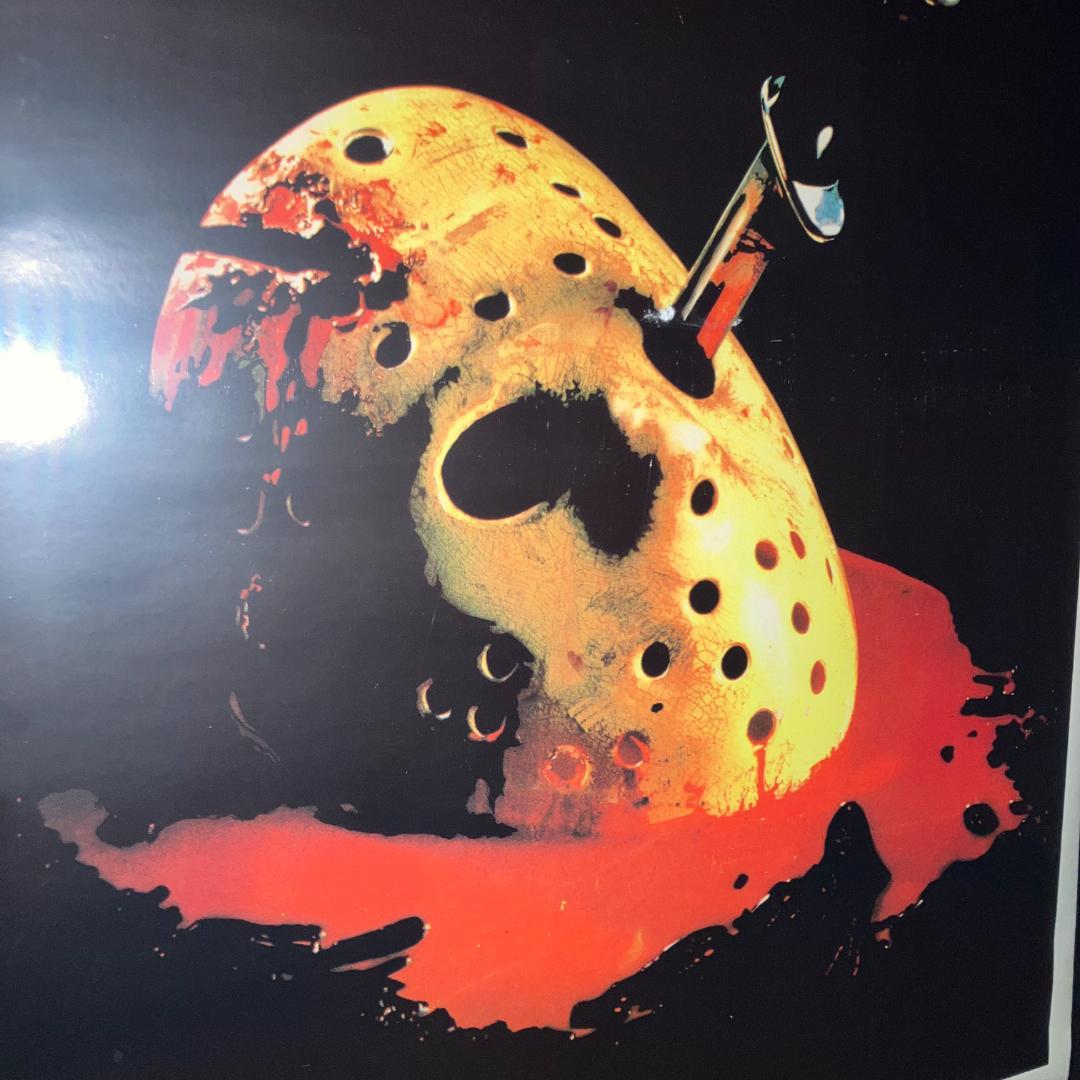 スペシャル★イタリア版！特大★13日の金曜日 完結編 ジェイソン ポスター（額付