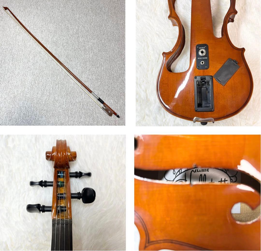 【美品】Hallstatt サイレントバイオリン CV-210E ハルシュタット