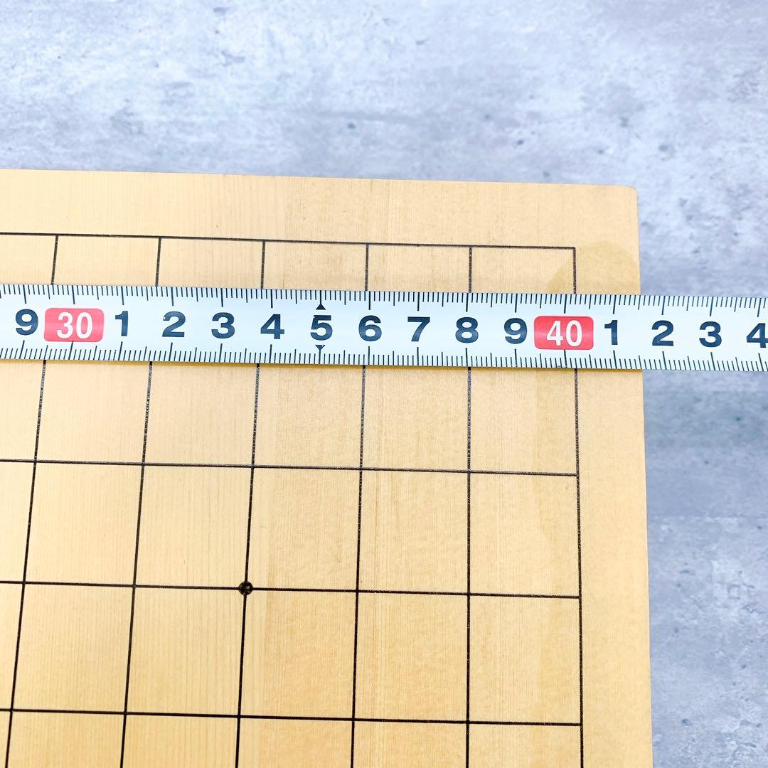 卓上碁盤 本榧 ハギ板 天地柾 高級天然木 2寸 3枚継