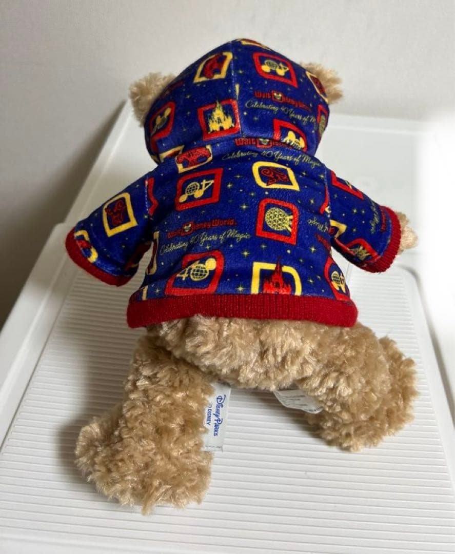 ダッフィーぬいぐるみ（2014年、40周年、ディズニーワールドバラ持ち、上海限定