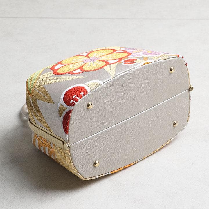 【新品】世美庵 謹製 正絹 西陣織草履バッグセット 24cm 古典柄 03217