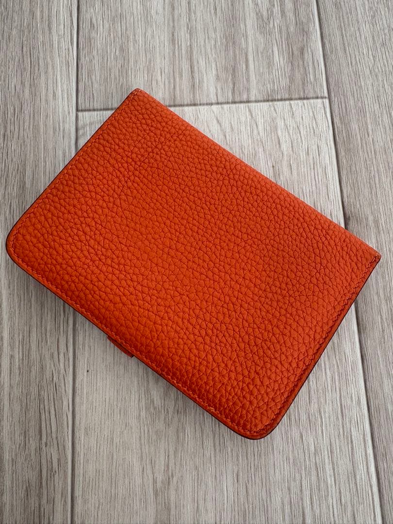 エルメス　ドゴン　コンパクト　二つ折り財布