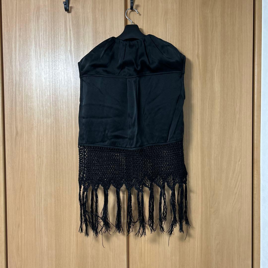 wales bonner ノースリーブ トップス タンクトップ フリンジ