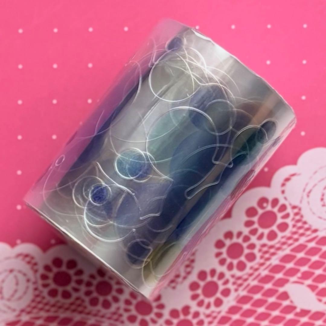 PET 半透明 泡泡6cm×5m 海外マスキングテープ　海外マステ