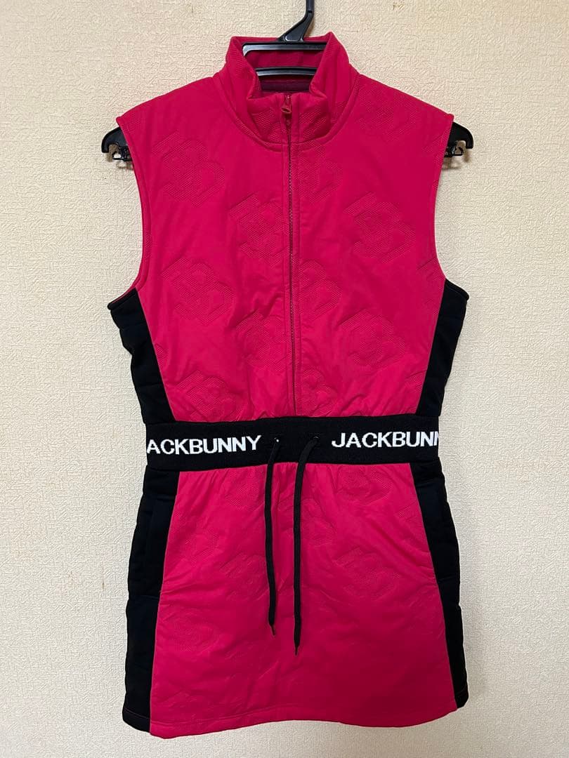 パーリーゲイツ　ジャックバニー　ゴルフ　レディース　中綿　ワンピース　サイズ0