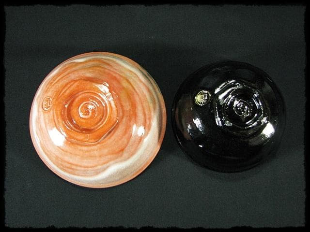 即中斎好 嶋台 茶碗 金銀一双 佐々木 昭楽 茶道具 f236