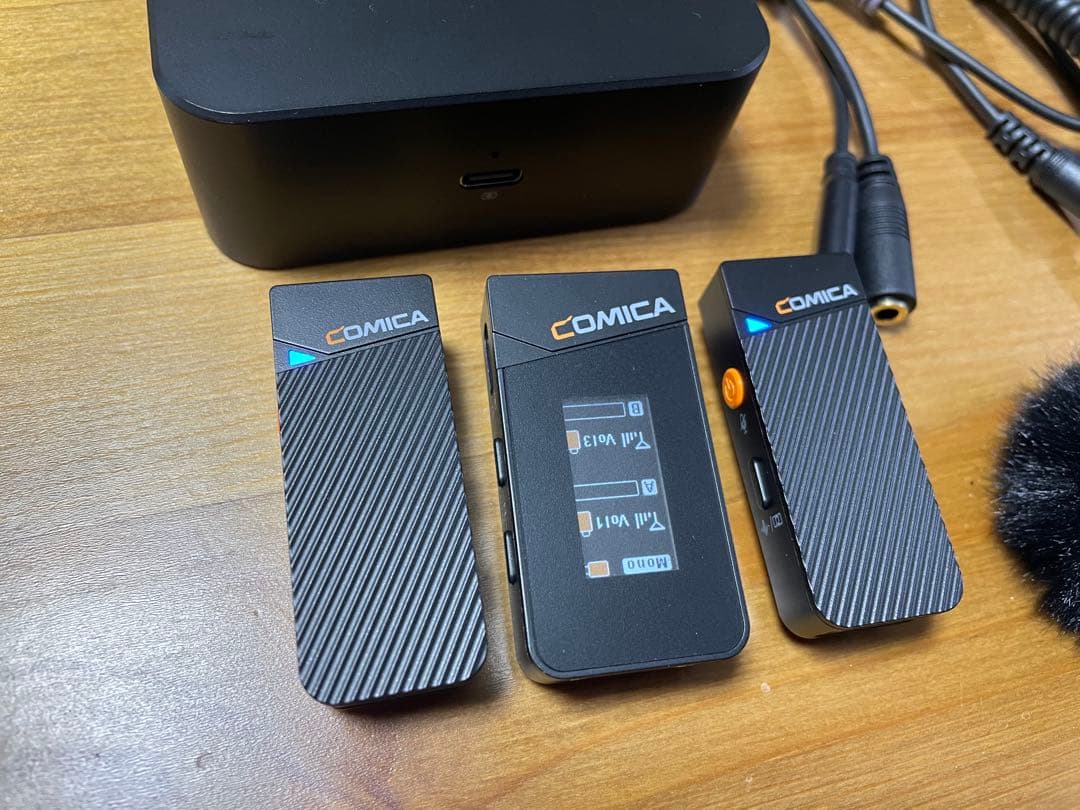 COMICA Vimo C3 ワイヤレスマイクノイキャン 充電ケース付き