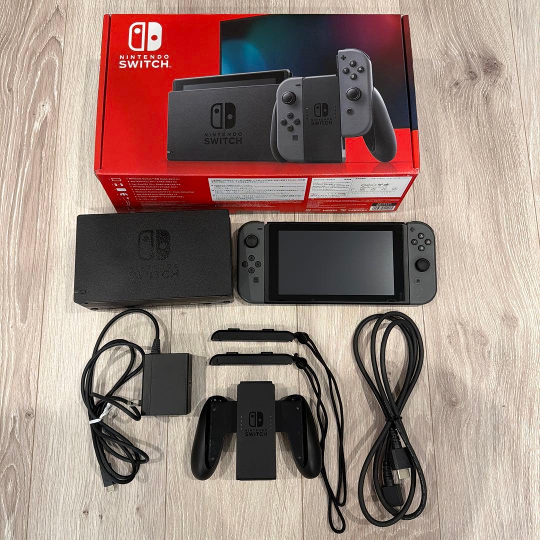 【おまけ付き】 Nintendo Switch グレー 本体