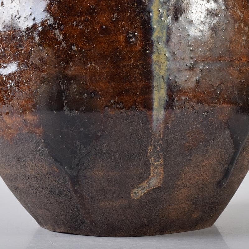 唐津焼　朝鮮唐津　徳利　一輪挿　時代箱付　M　R8248B