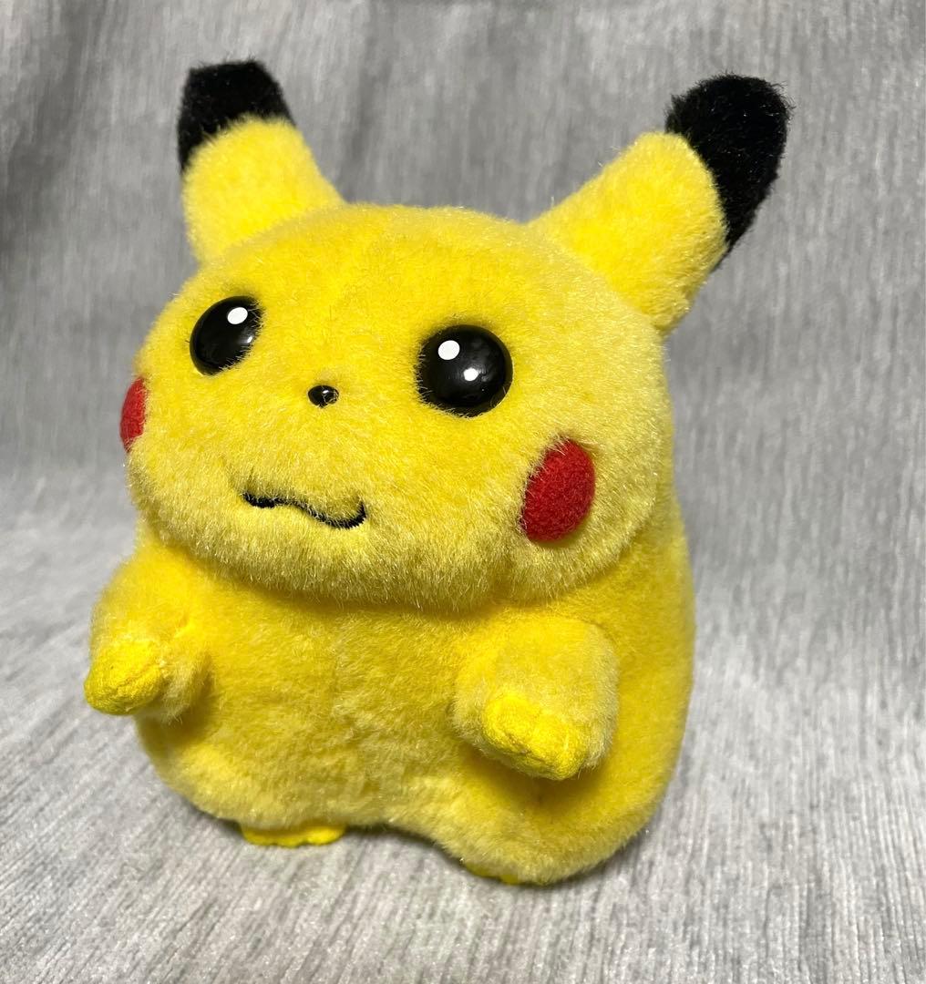 美品　レア　初代　ポケモン　ピカチュウ ぬいぐるみ 初期ピカ TOMY
