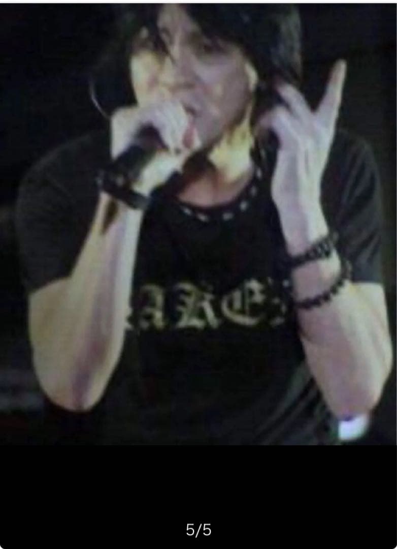 氷室京介 レザーチョーカー KHロゴ 希少品