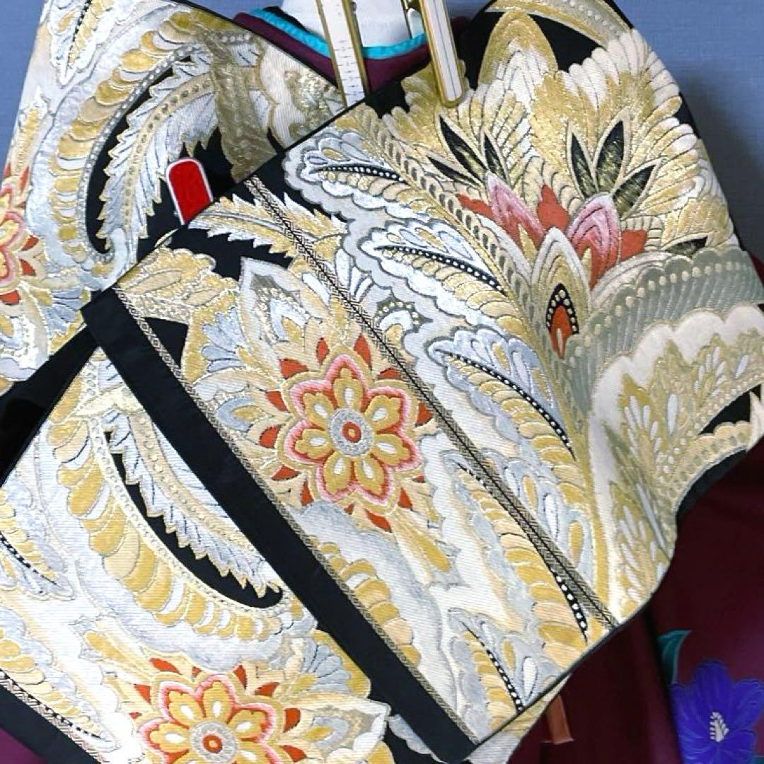 振袖フルセット　プラスサイズ友禅　成人式振袖　振袖　裄丈71 しつけ糸付き