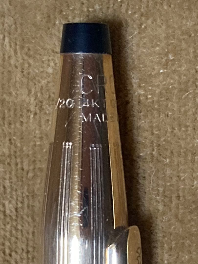 CROSS クロスボールペン14K 14金 ケース 英語説明書付き 旧ロゴ 希少