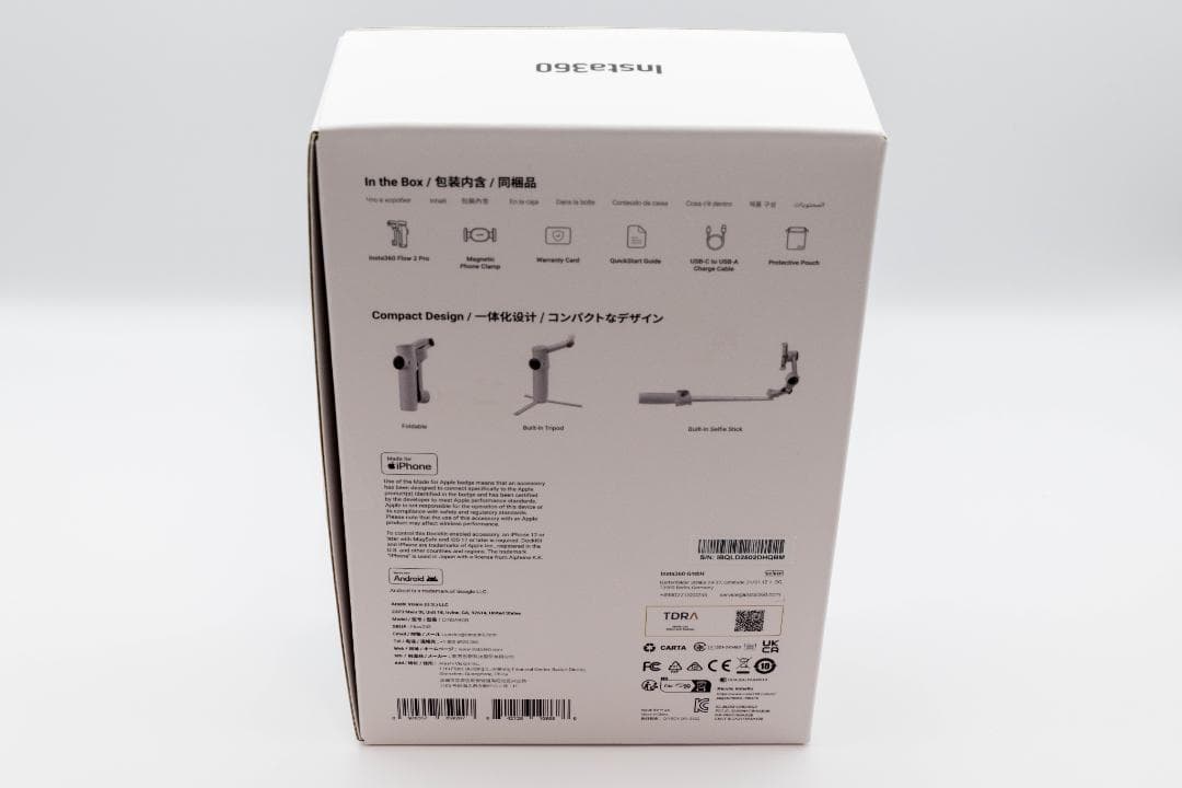 Insta360 Flow 2 Pro 通常版 グレー 中古美品 おまけ付