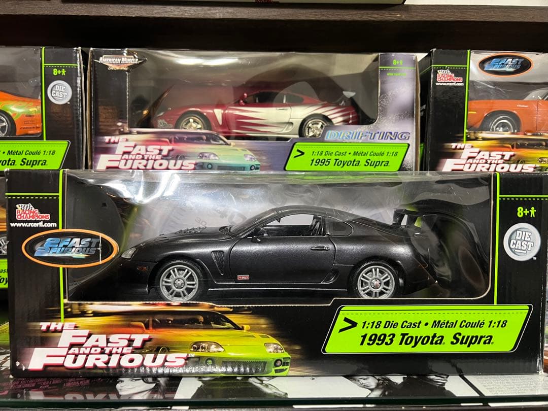 ミニカー FAST&FURIOUS 1993 Toyota Supra 1/18