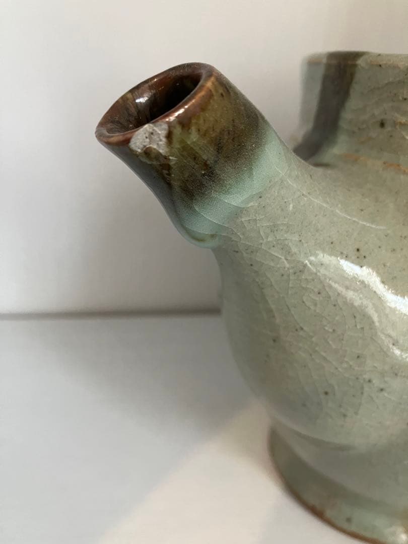 武内晴二郎　武内真木　倉敷堤窯　流掛急須　民藝