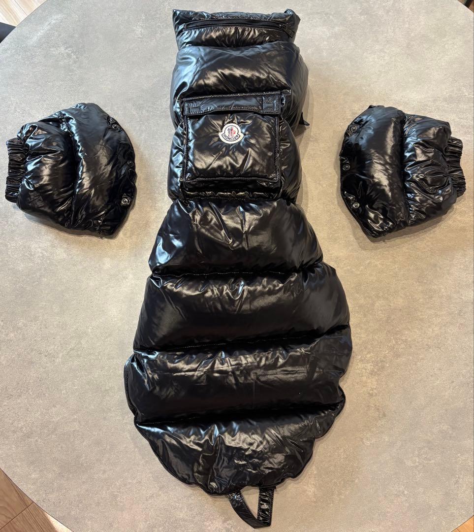 【2way】犬用　モンクレール　ダウンジャケット(ベスト切替可)大型犬