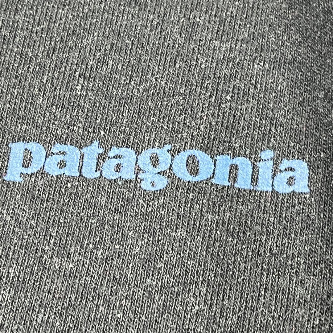 ✨美品 パタゴニア 24年モデル ロゴ パーカー 内フリース ◎保温 ブラック