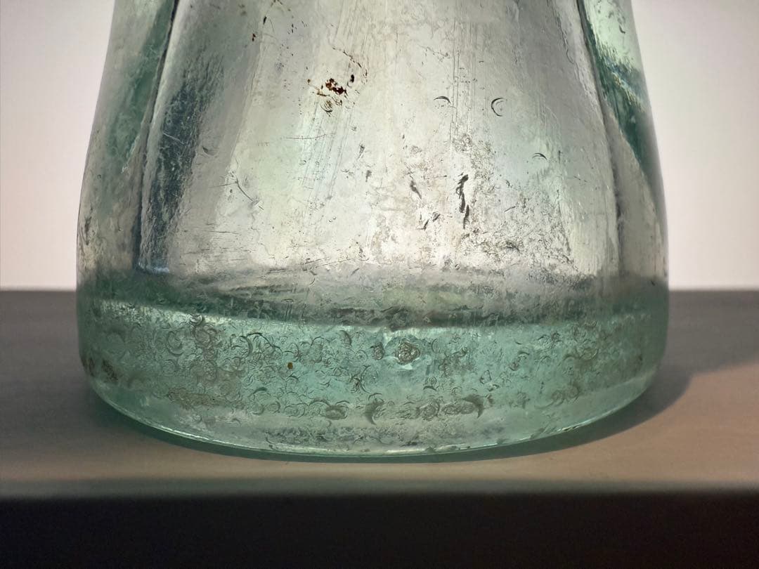 C2 1920年代　コカコーラ コンツァーボトル ライトグリーン 瓶