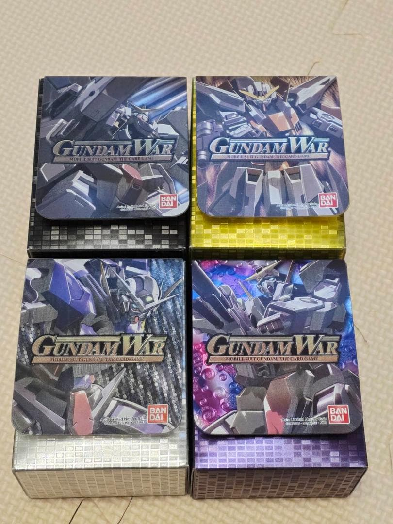 【超貴重・激レア】ガンダムカードゲーム デッキケース6個セット